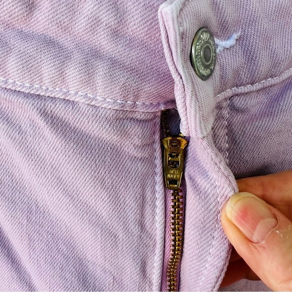 OLD NAVY HIGH RISE O.G. LOOSE FIT WOOD VIOLET LAVENDER PURPLE JEANS SIZE 14 - Picture 7 of 10